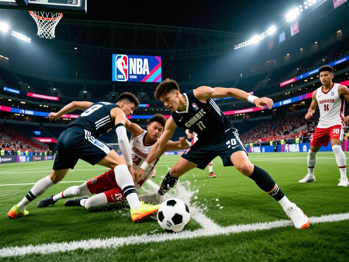 足球场上的冲撞与碰撞让人心潮澎湃 第2张