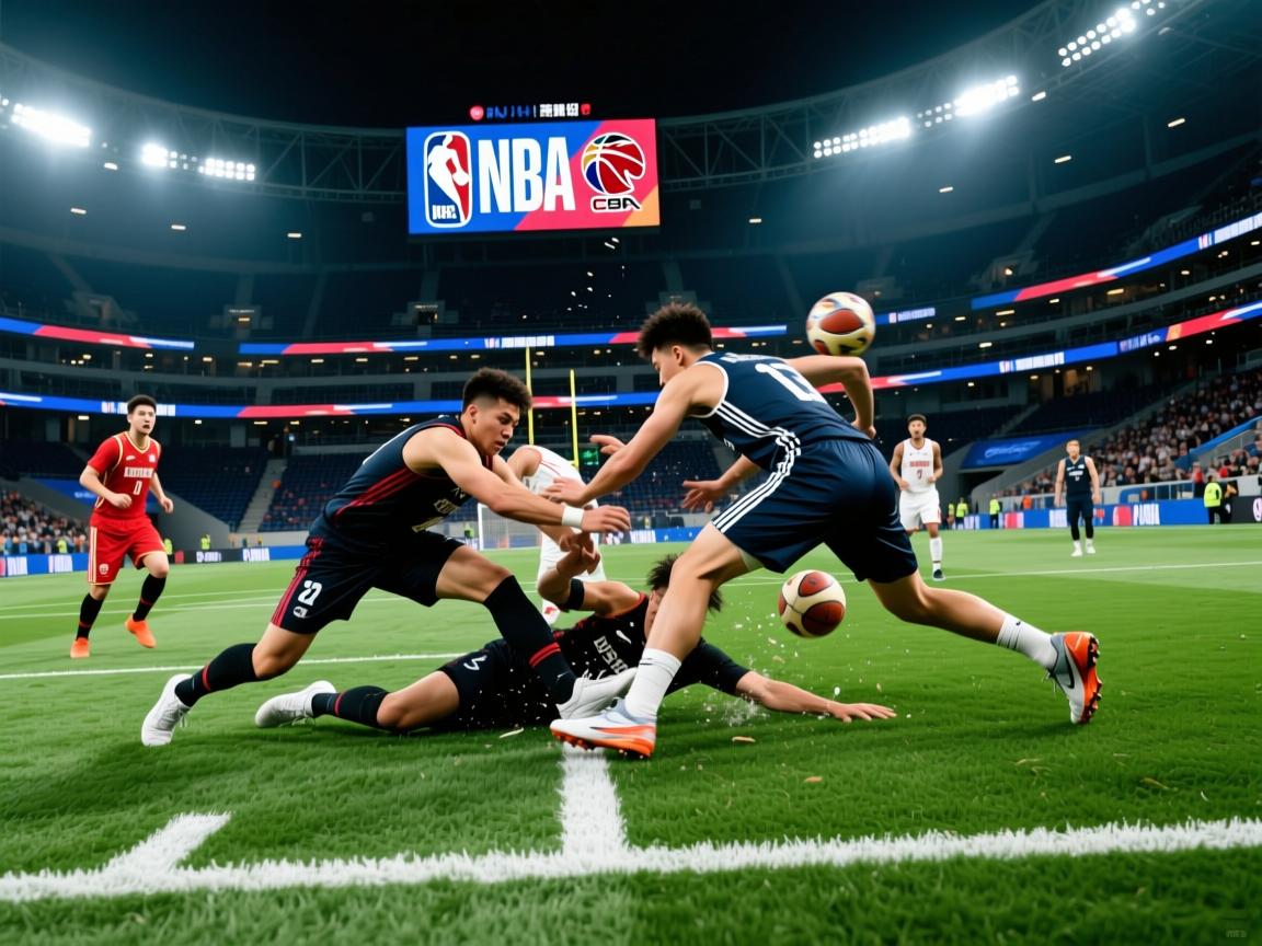 足球场上的冲撞与碰撞让人心潮澎湃 第3张